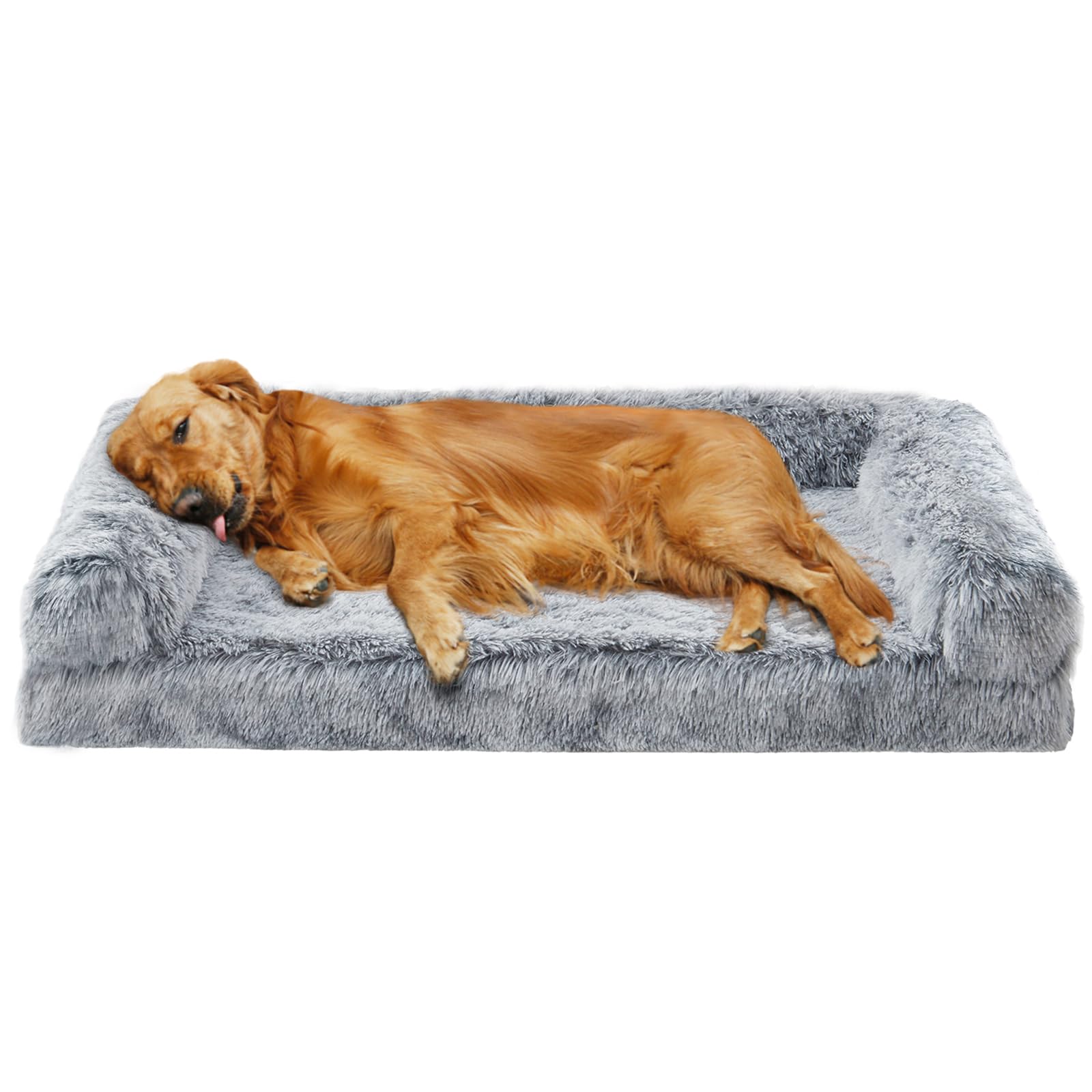 DEBANG LUX Orthopedic Dog Bed with Pillow Top